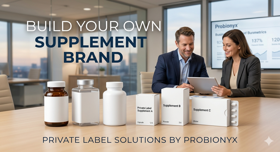 probionyx.com website private labelling solutions