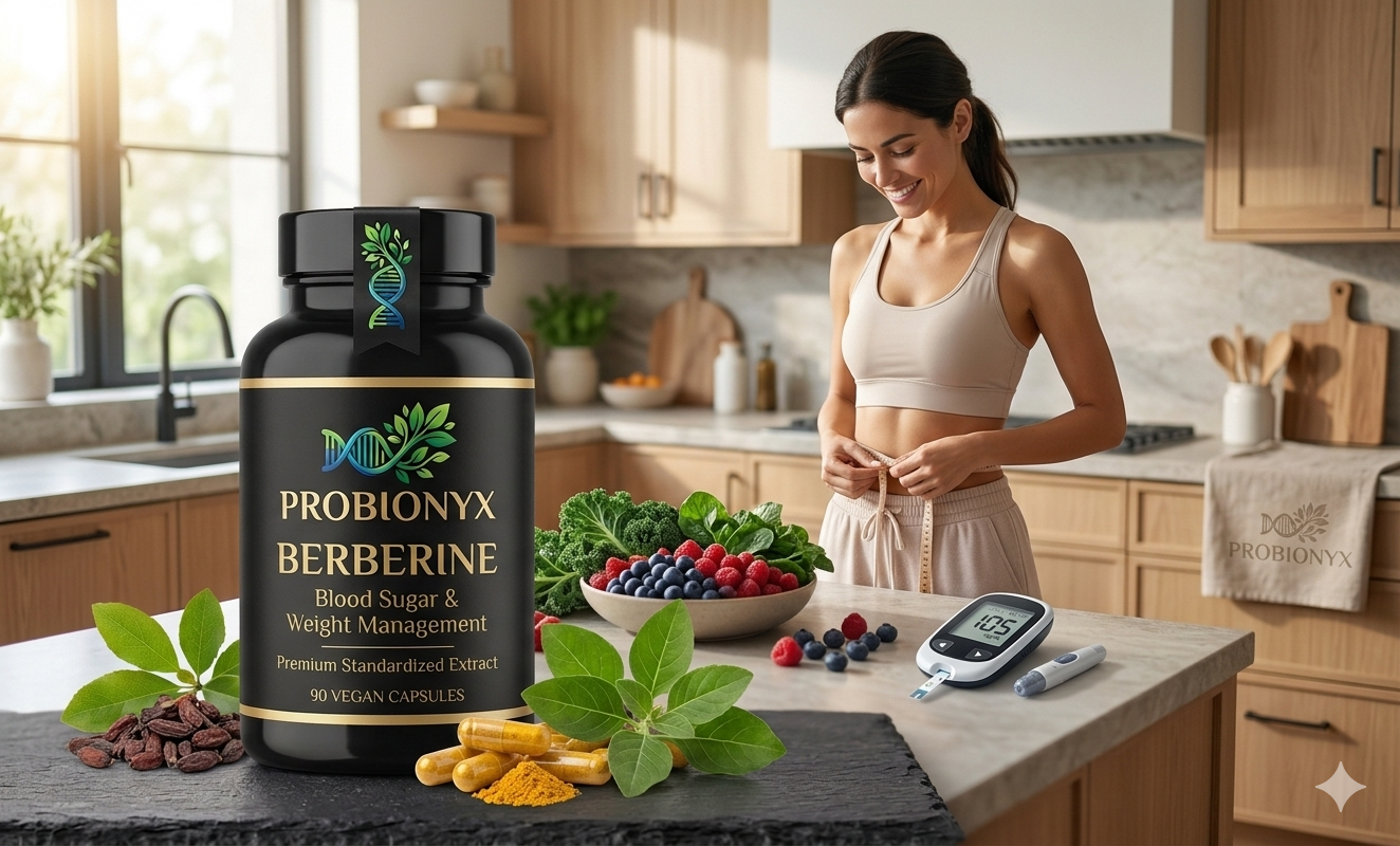 probionyx.com Weight and Blood Sugar Support Berberine supplement